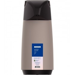 Garrafa Térmica 1 Litro Tramontina Exata Em Plástico Bege Com Bomba E Ampola De Vidro